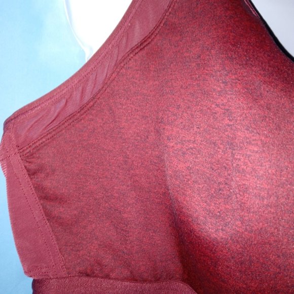 Delimira  X-shaped Back Support Posture Bra Vermilion Heather 46DD NEW - Picture 6 of 9